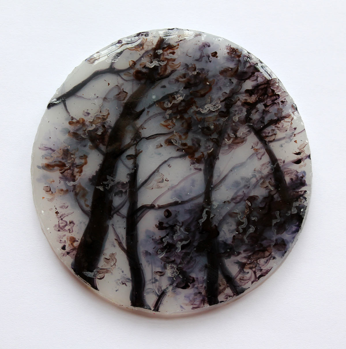 trees Landscape resin glass acrylic Anglesey wales cardiff