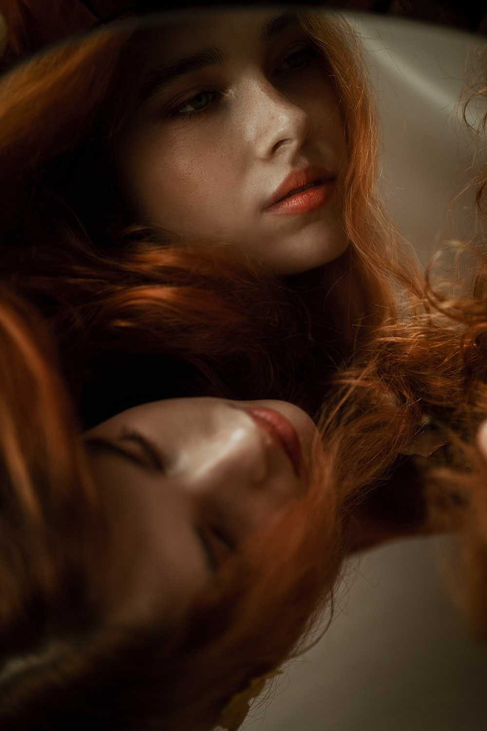 art beauty dreamy Fashion  ginger Photography  potrait redheads studio women
