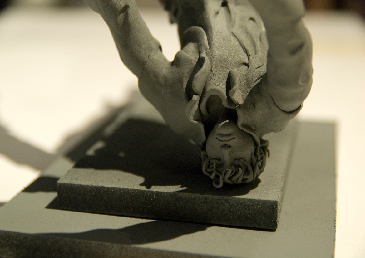 maquette sculpey armature sculpture falling sculpting  Character design 