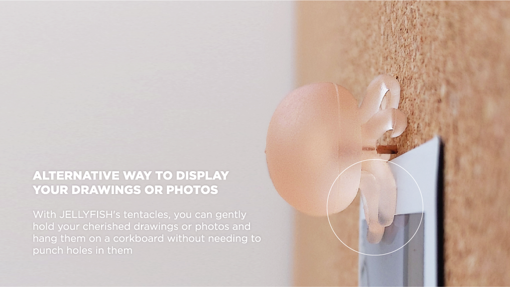 cute Emotional italian design jellyfish Kickstarter milan Office push pin stationary stationery design