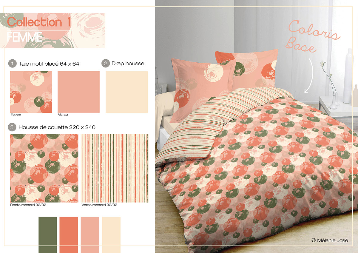textile strasbourg design graphisme femme woman lit bed fleur chic aménagement Citadine vintage