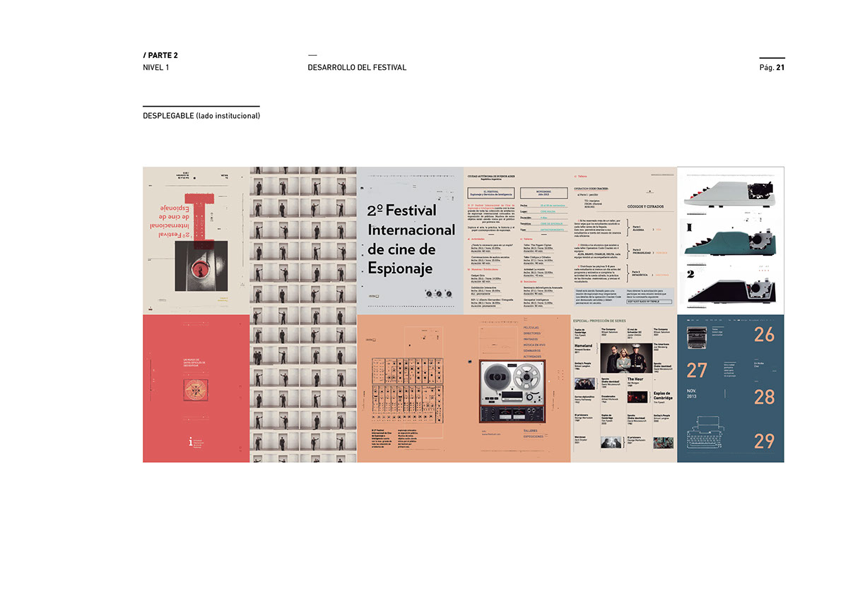 festival editorial internacional typo espionaje spy diseño grafico manual marca logo