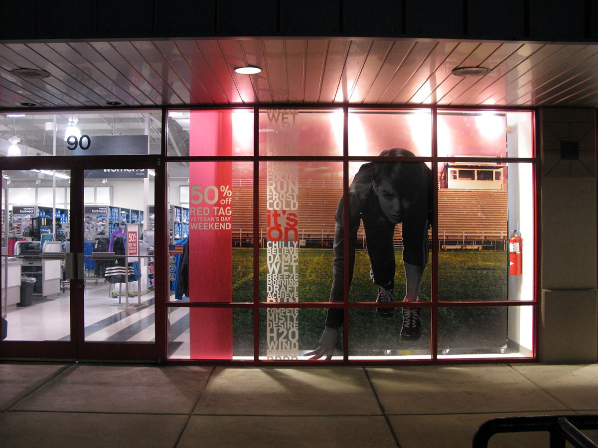 installation  retail rollout  graphics  nationwide adidas