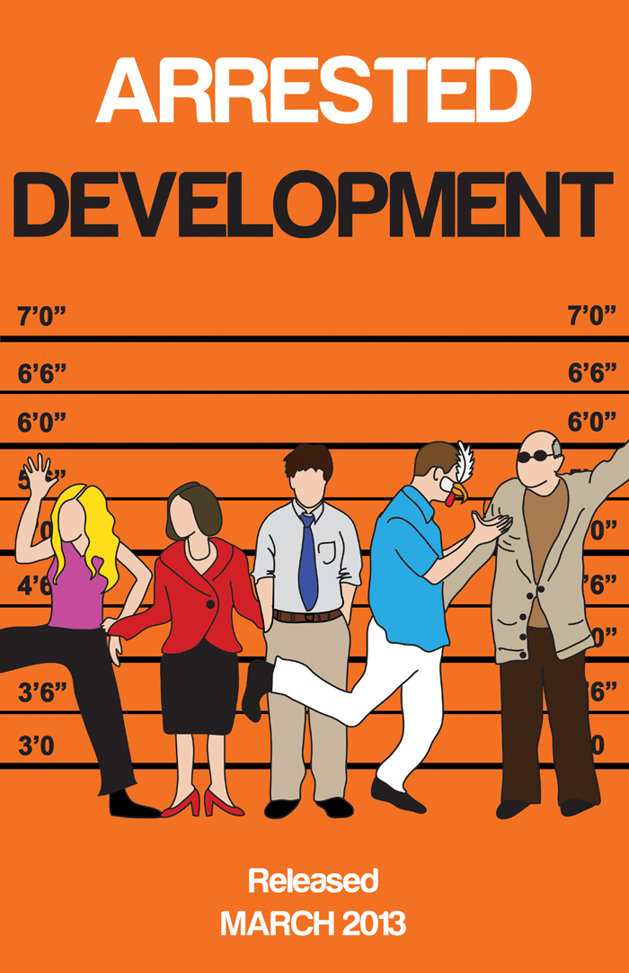 Adobe Portfolio arrested development Movie Posters print illustrations