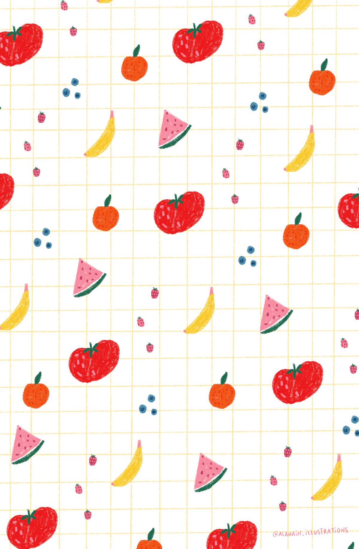 pattern seamlesspattern fruits veggies