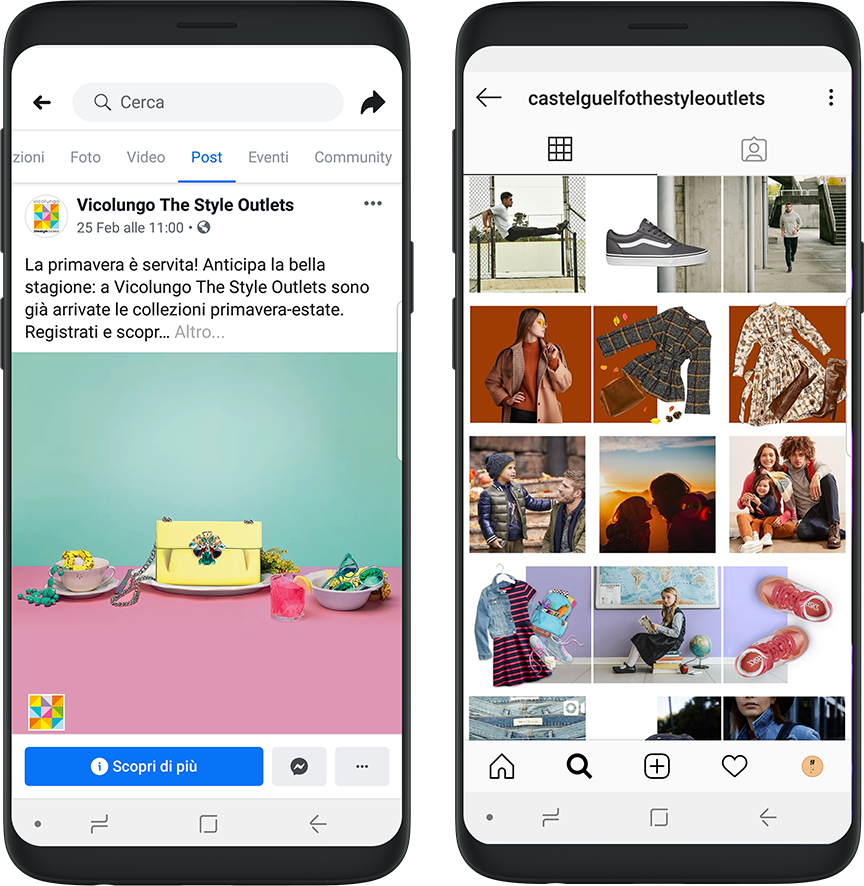 facebook instagram content strategy social media Stories post Piano editoriale digital ADV