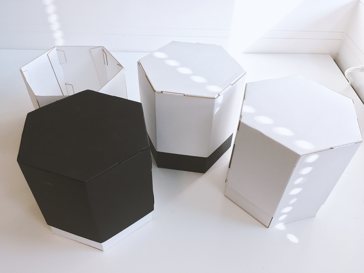 Kaio package packagedesign branding  logo box hexagon