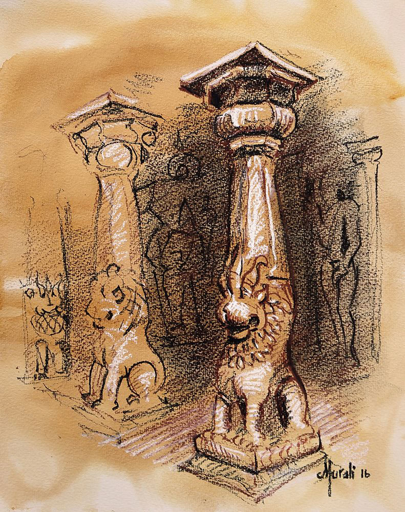 statue statues India sculpture sketches heritage