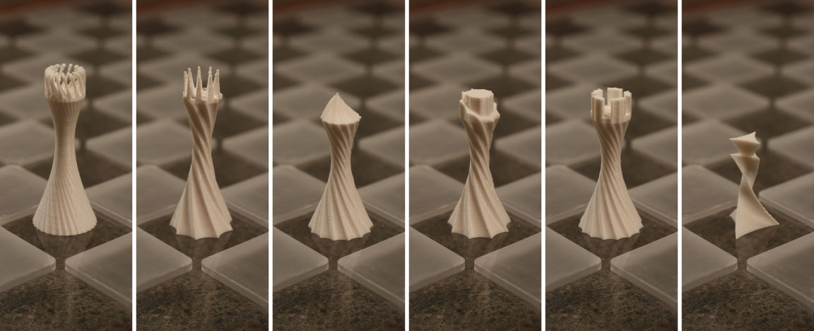 chess chess set 3d printing cnc