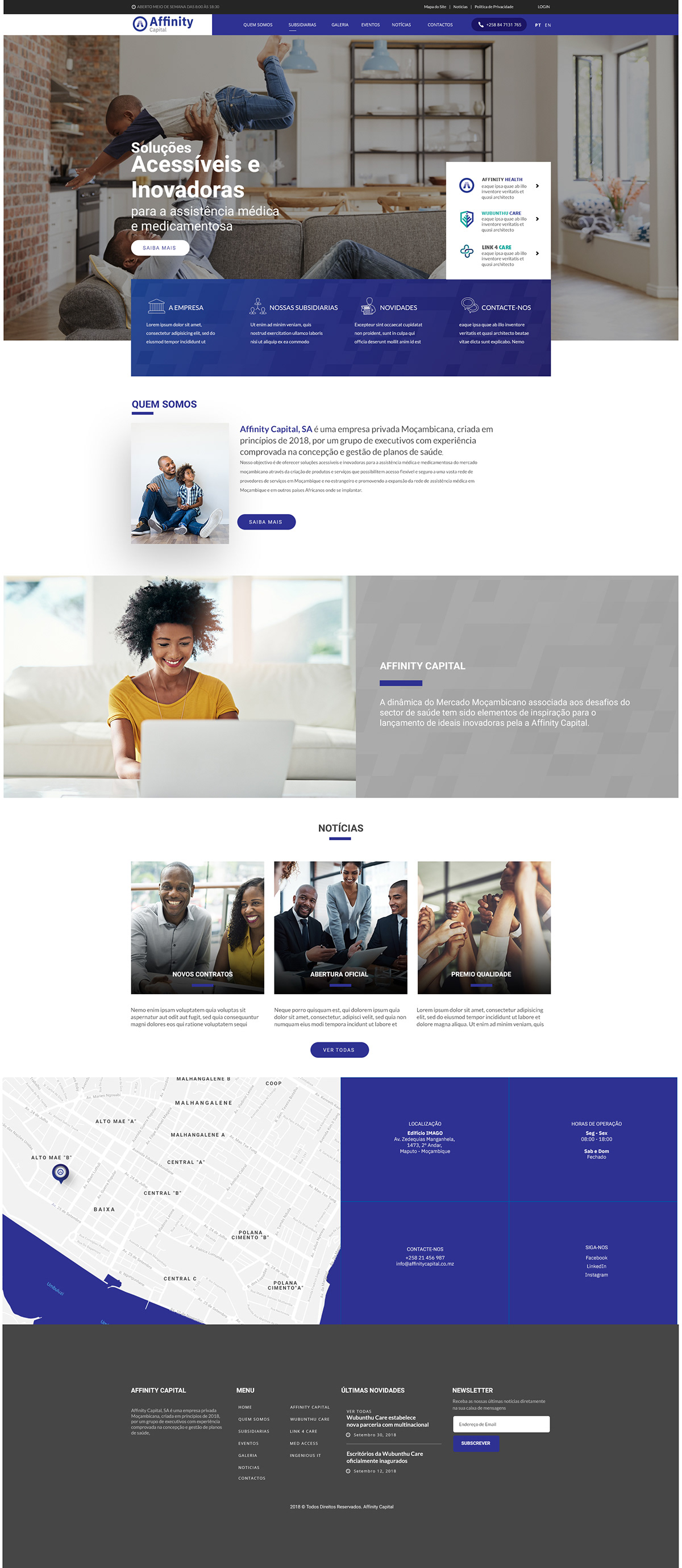 graphic design  Corporate Identity branding  blue minimalistic Web Design 