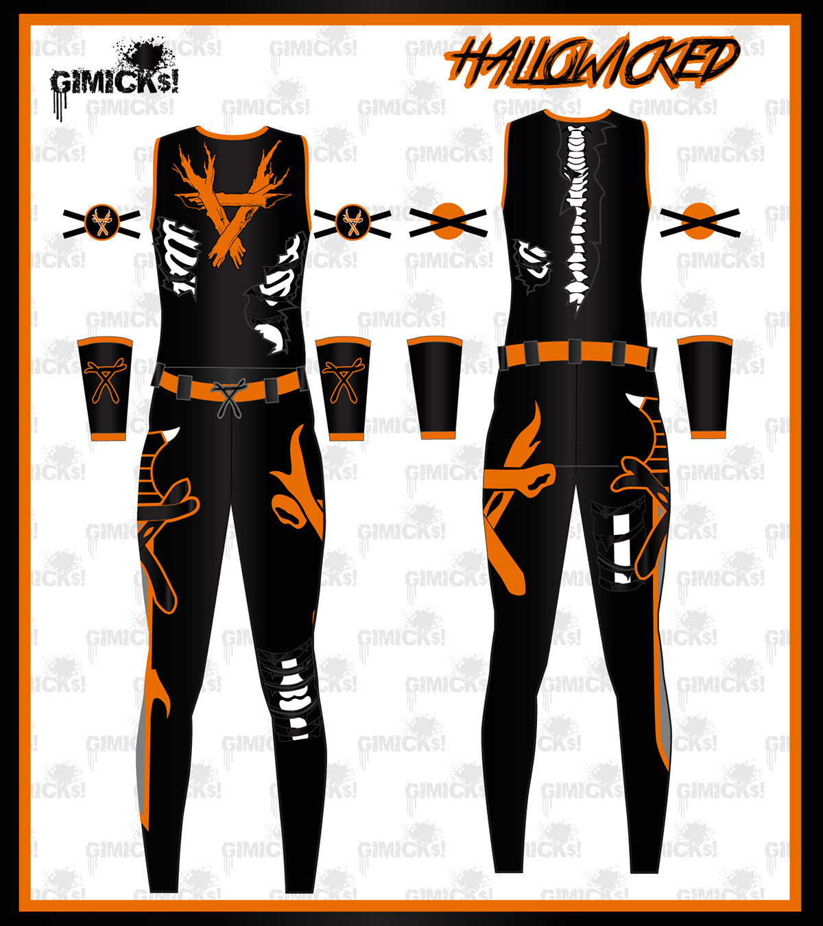 Wrestling Tights Template