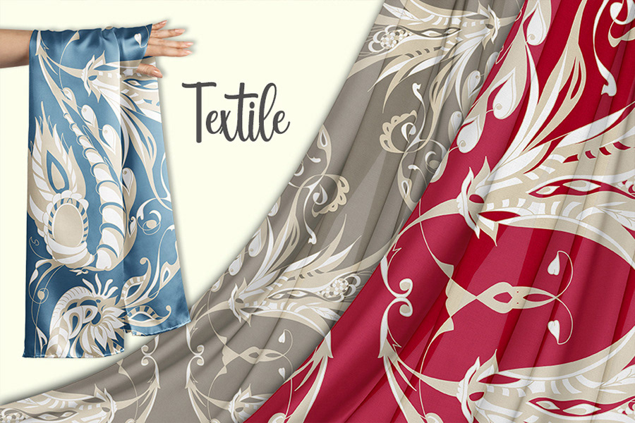 seamless pattern wallpaper vector Digital Art  artwork fabric textile print design  surface design