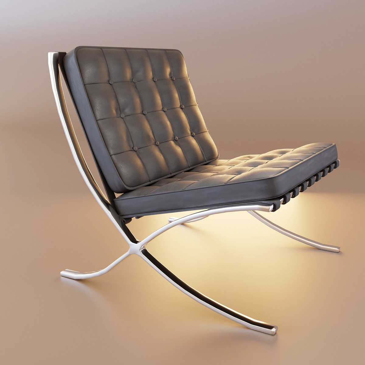 3dvisualization archviz barcelonachair CGart furniture interiordesign MR90 Render
