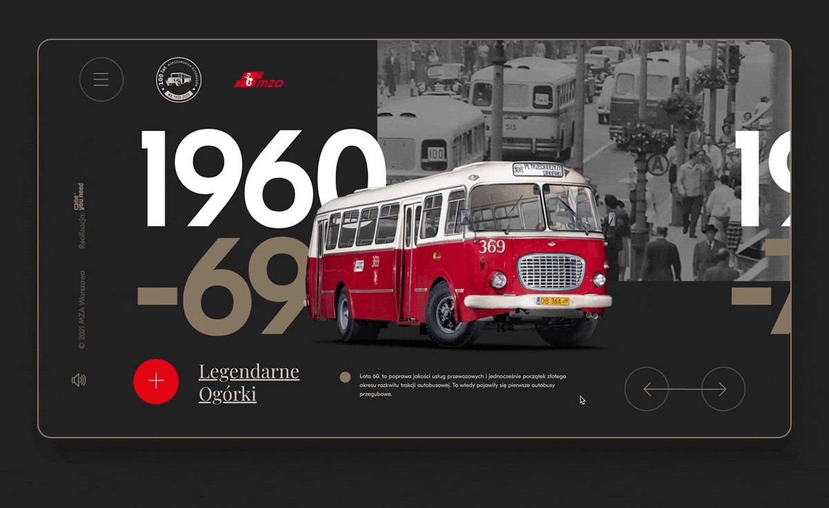 bus museum poland Transport ux/ui warsaw Website history Ikarus Web