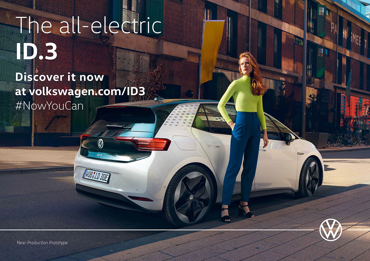 VW Vibrantpower ID3 NEO Advertising  transportation