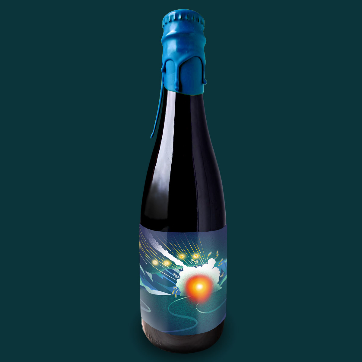 artwork digital illustration Procreate beer Label label design Packaging brand identity