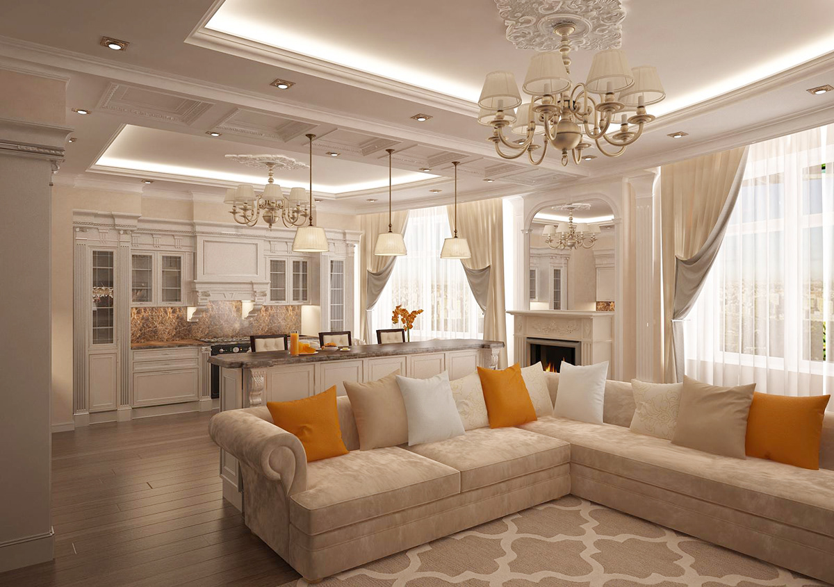 interior design living room Moscow