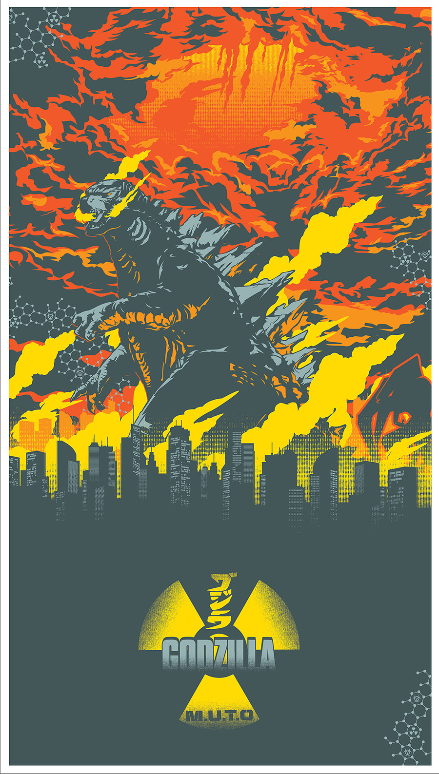 godzilla Poster Posse blurppy Legendary Pictures Poster Design Project 7