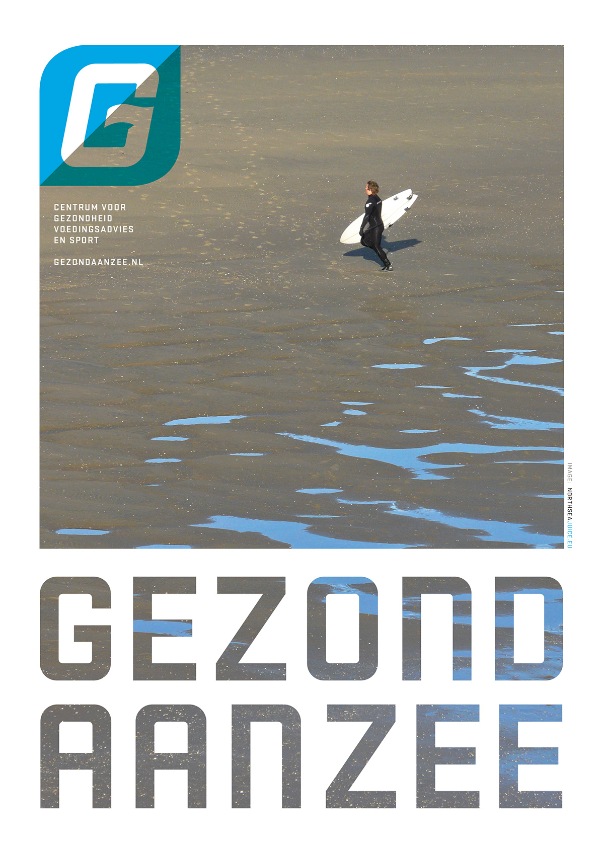 GEZOND AAN ZEE identity  design  logo  brochure  website  poster