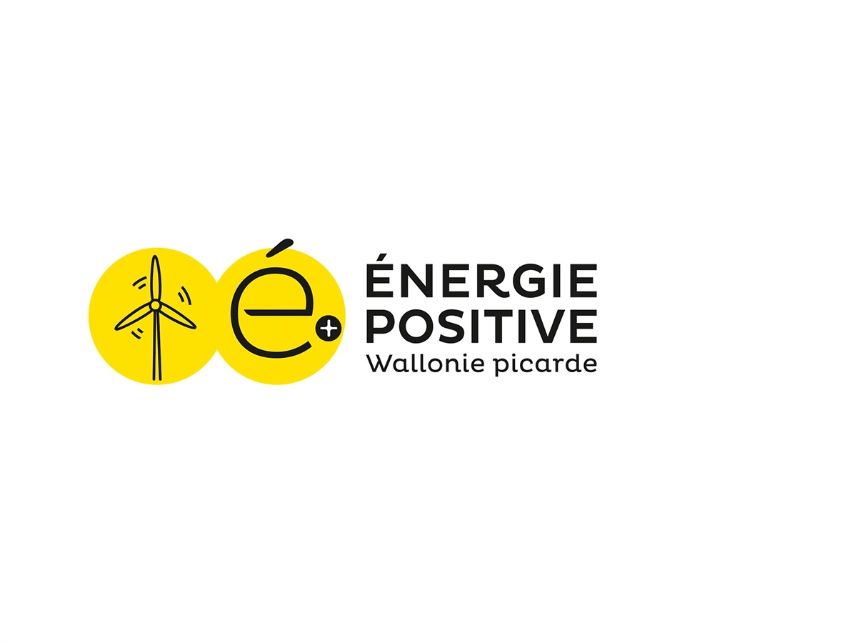 logo energie power Wallonie picarde Positive verte renouvellable développement durable