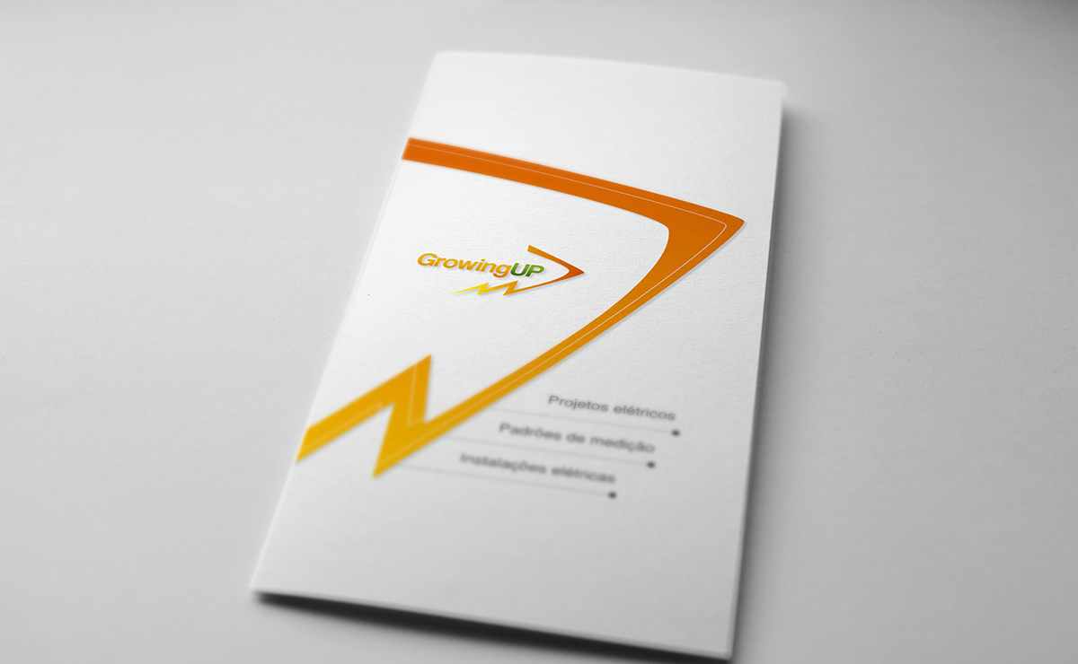 eletric company design logo corporate visual identy
