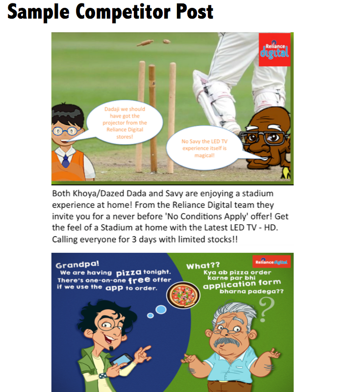 indian flinstones Technology Character digital advertisement digital storytelling narrative cartoon family India