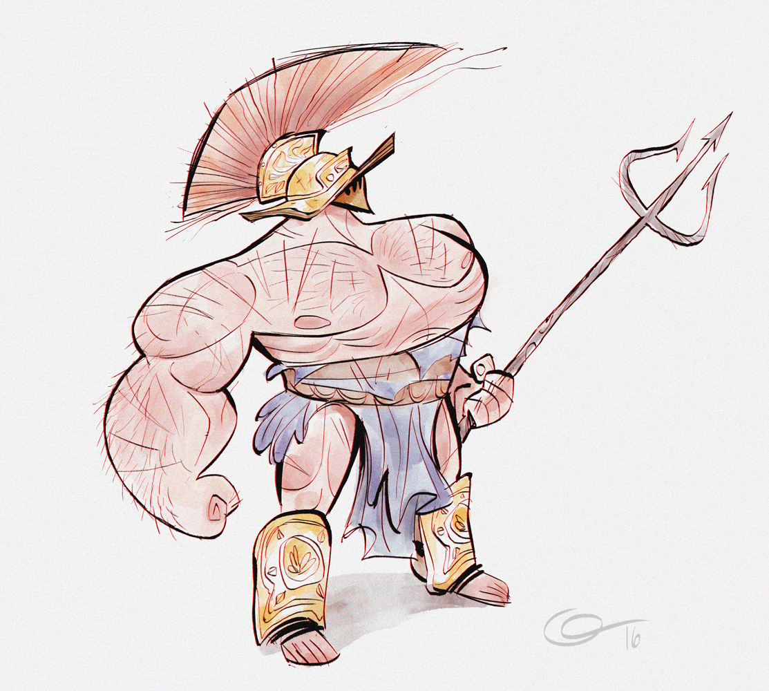 Character design  Gladiator Rome CDChallenge Character warrior