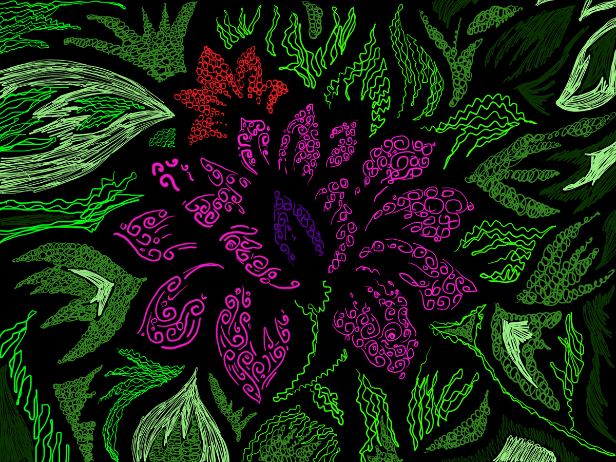 Flowers ipad art Digital Art  wacom