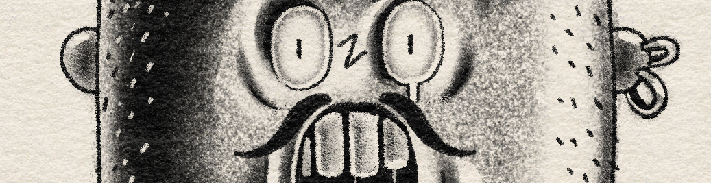 black and white Character design  Chromagraph digital brush Drawing  ILLUSTRATION  nft pencil villain