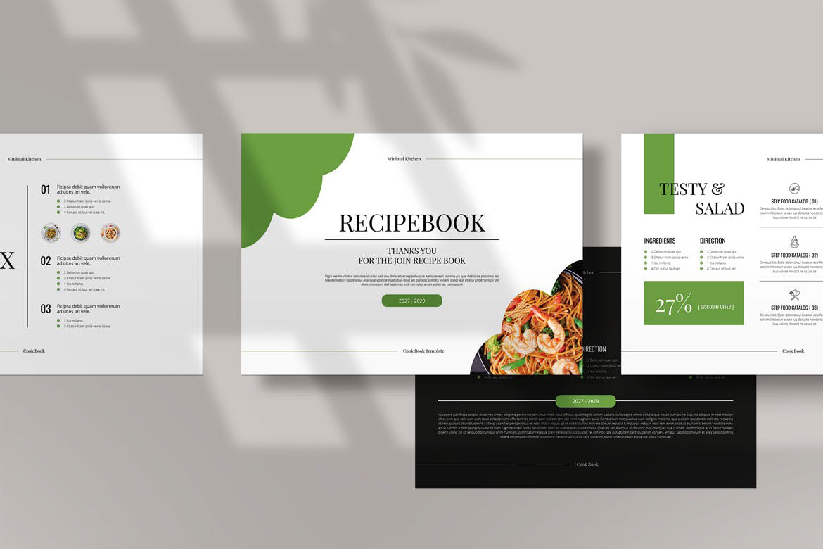 InDesign recipe book brochure template Layout editorial editorial design  magazine recipe book