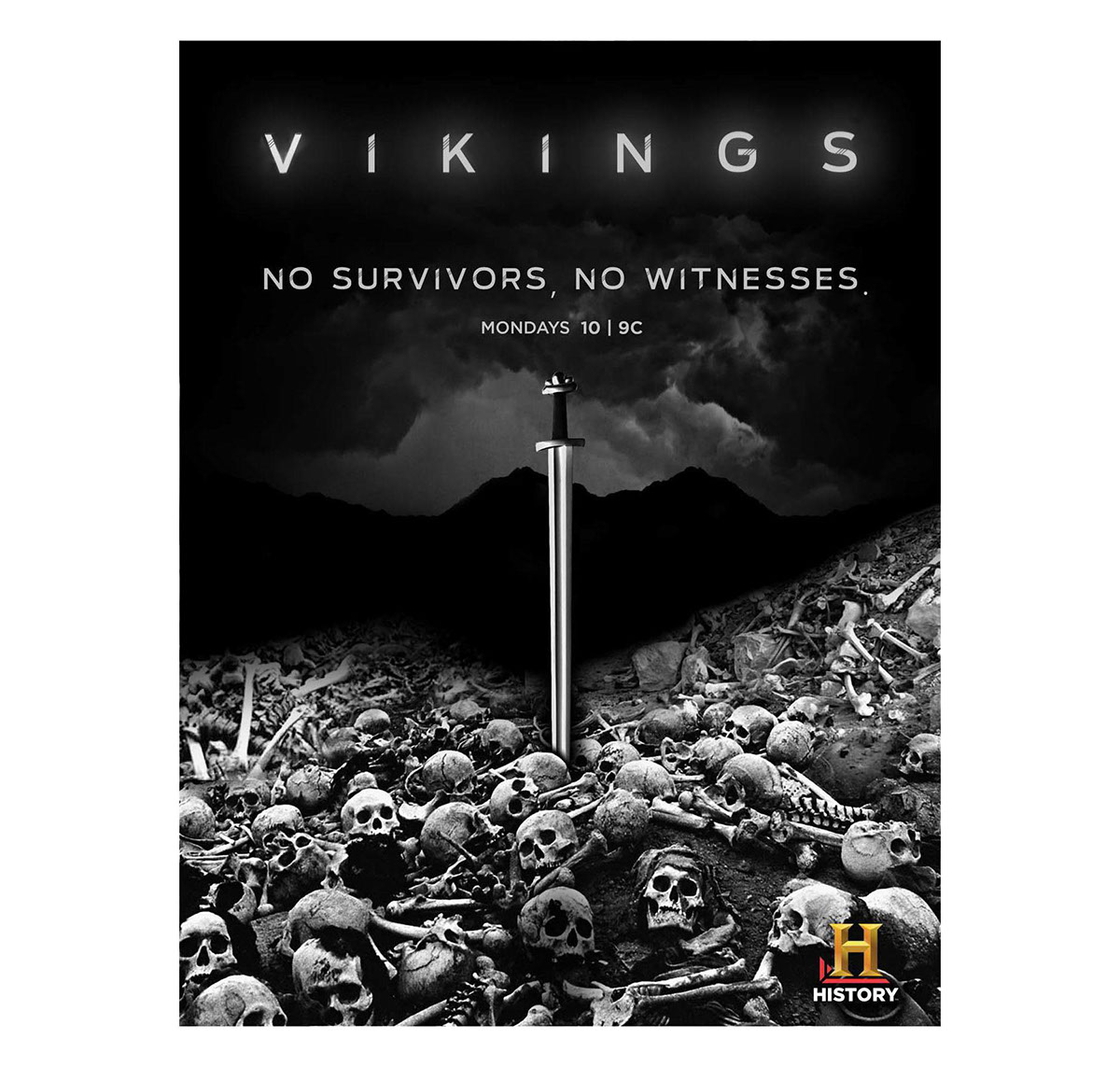 history vikings television advertisements tv Show Channel History channel tv series warrior Ragnar Lothbrok battle Odin valhalla Sword