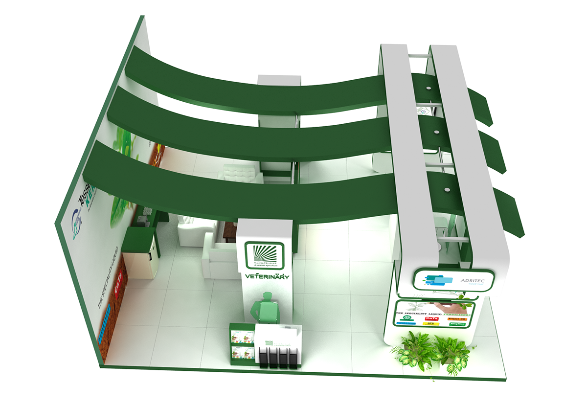 Exhibition  Interior design 3D 3dmax Autodesk
