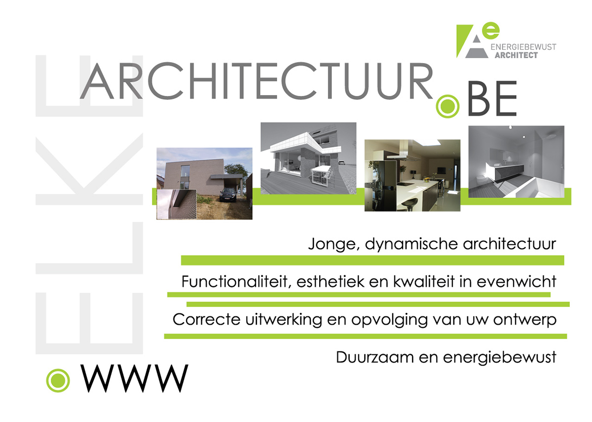 ElkeArchitectuur logoremaster rollup flyer pen businesscard
