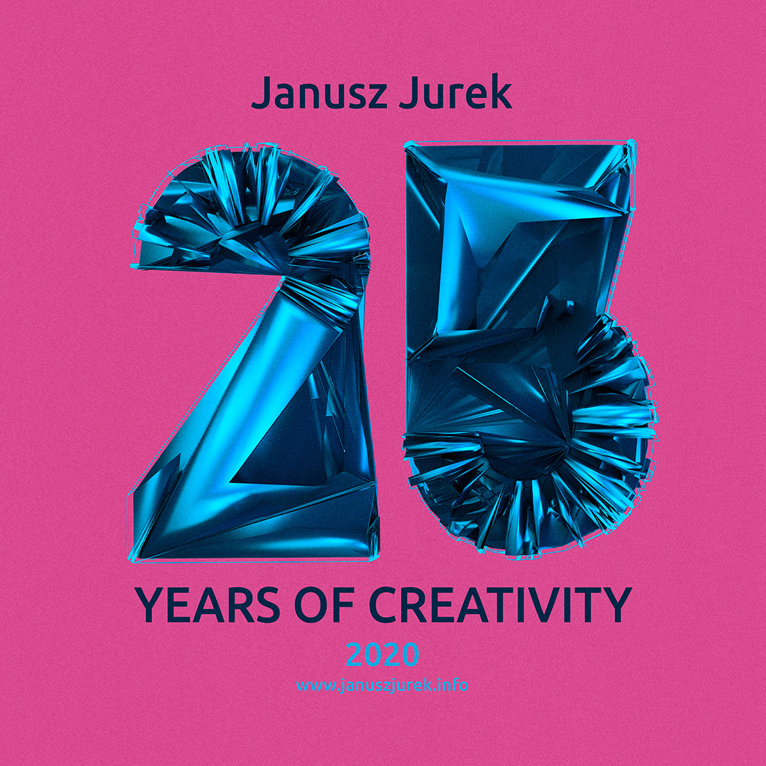 anniversary Creativity font generative janusz jubilee jurek  Procedural typography  