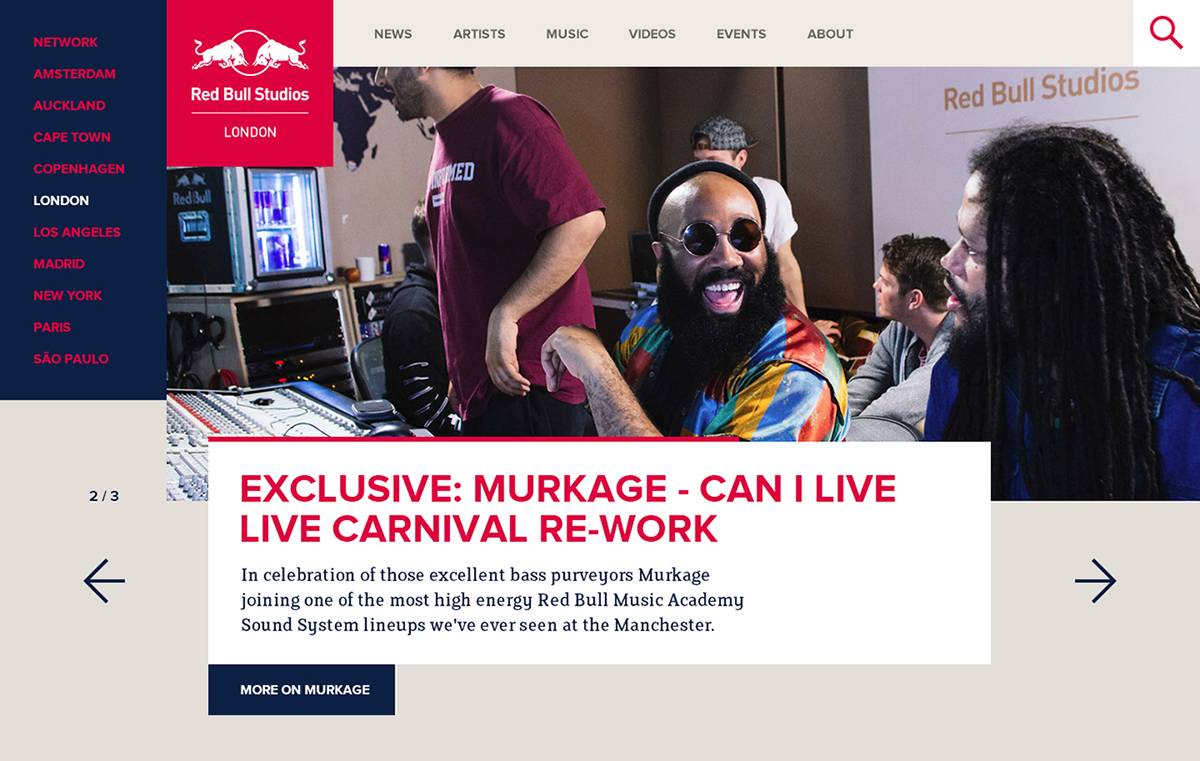 Red Bull Momkai Red Bull Studios redbullstudios.com Music Studios recording studios disclosure Diplo Pharrell