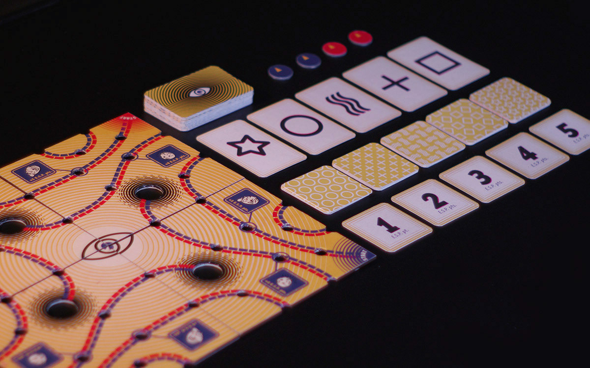 Board board game zener vintage game mind table game