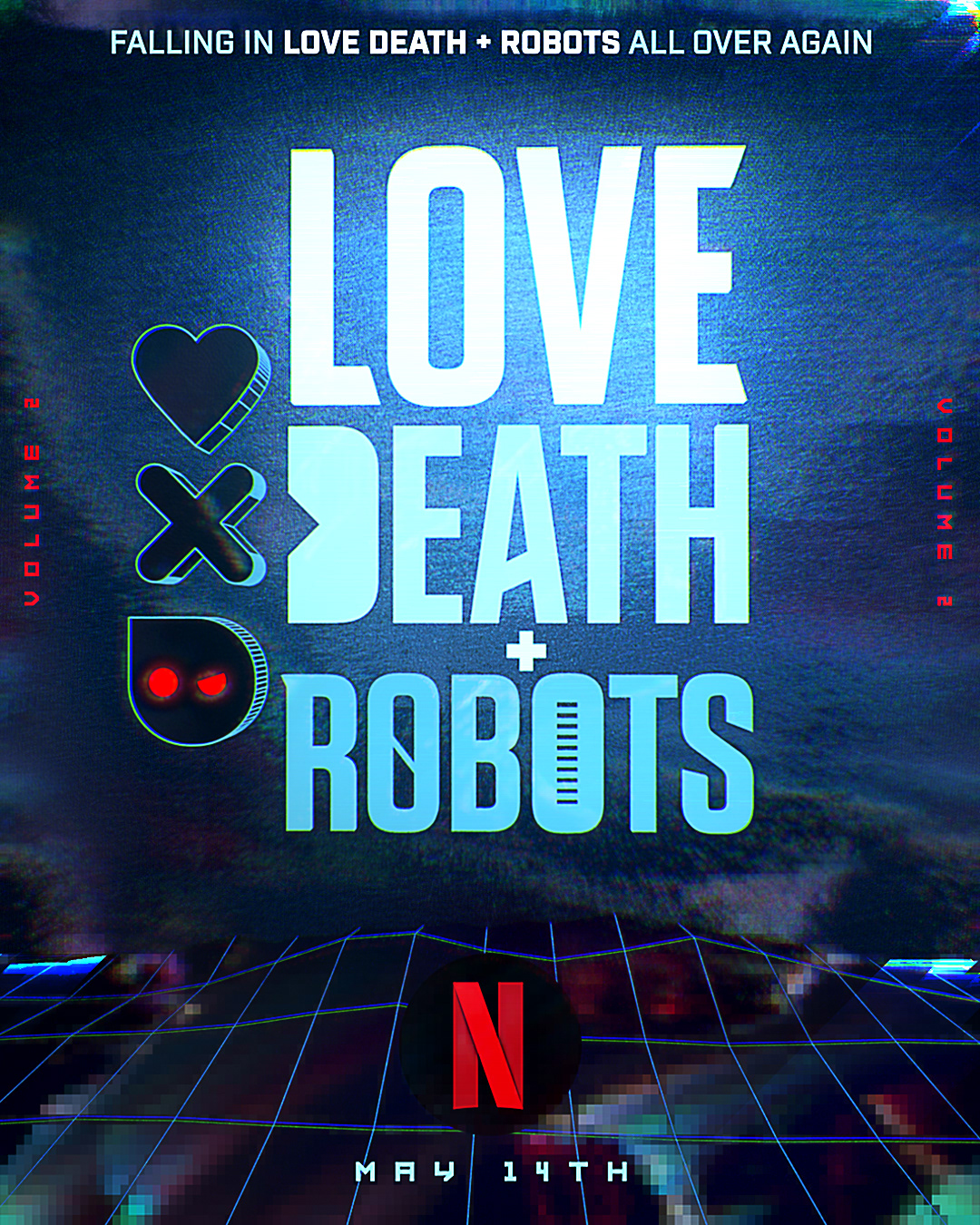 Cyborg hud design love death and robots movie poster Netflix netflix and chill Netflix Art Director netflix poster ui design love death robots netflix