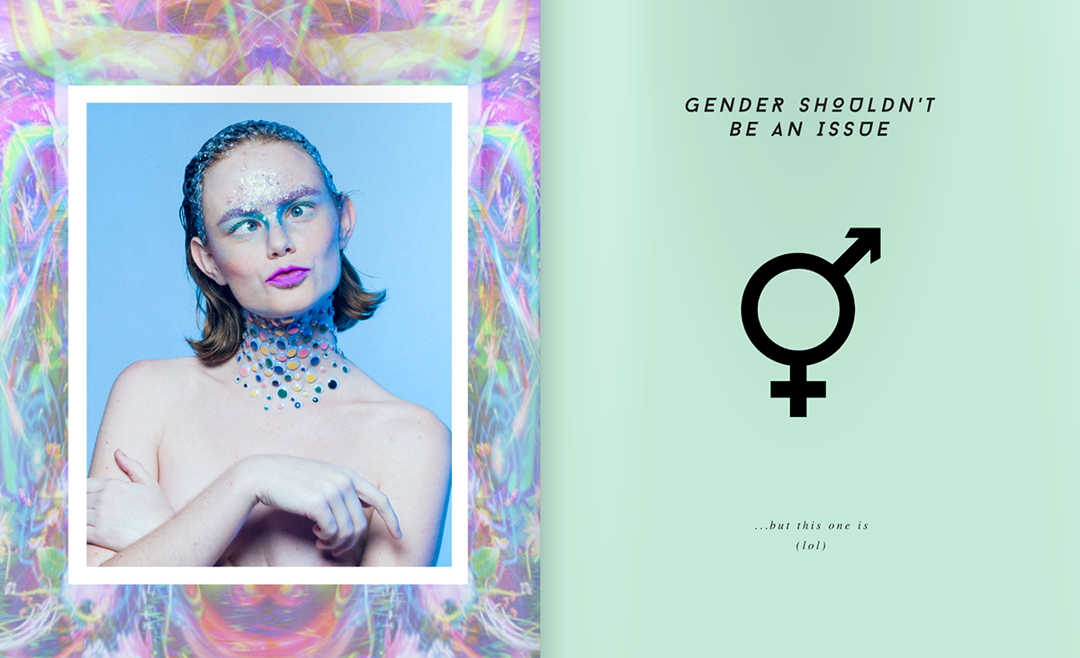indie magazine editorial forecasting Gender genderless issue indie magazine ArtDirection