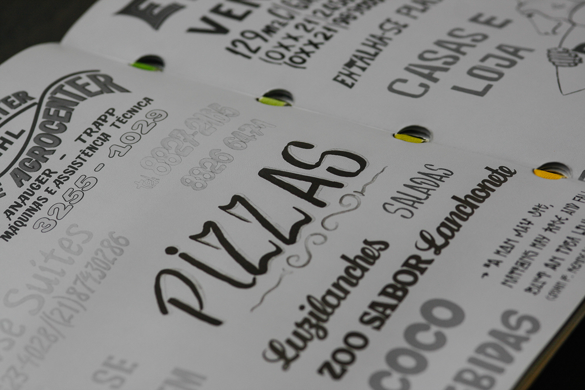 book type design lettering Brasil type history Hand paiting Pintor tipografia Brazil Brasilien