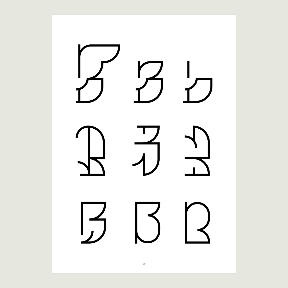 Hubert pasieczny hubert pasieczny type Typo Poster letters alphabet
