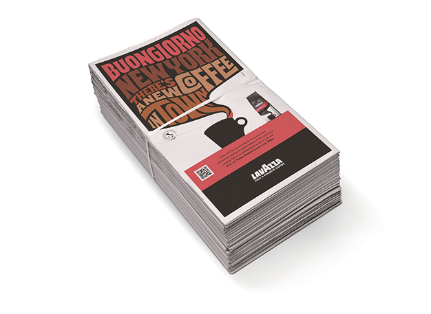 Lavazza type design type luca barcellona america Press Campaign campaign launch Coffee new product drip banner Spot