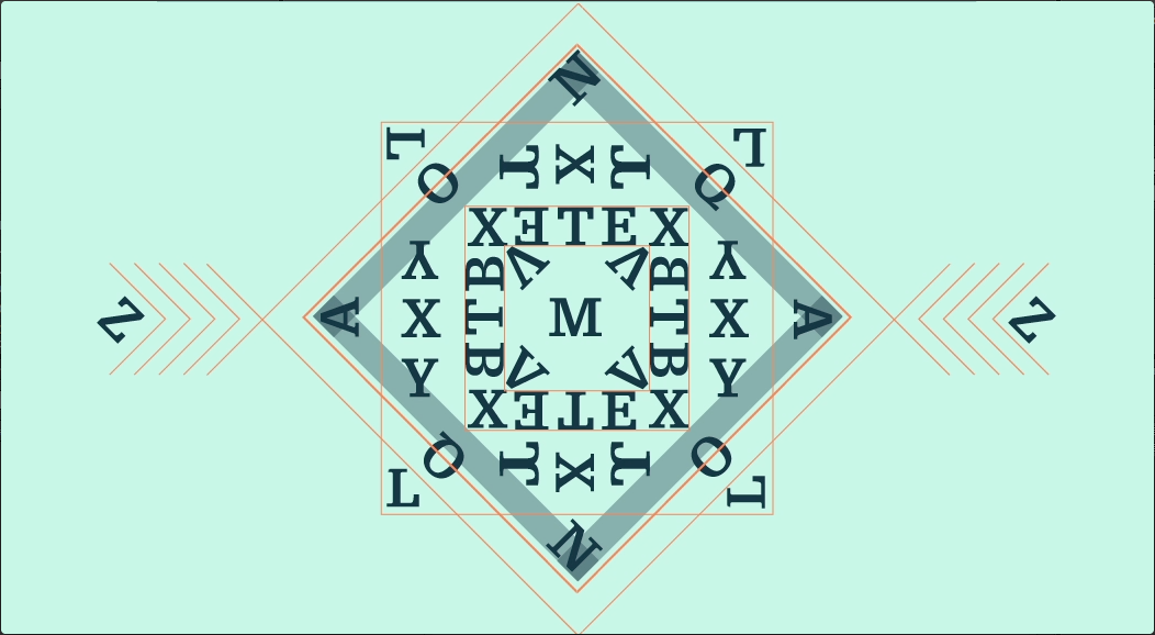 font  egyptienne  typeface frutiger adrian frutiger colours Patterns letters Illustrative student University UTS Layout