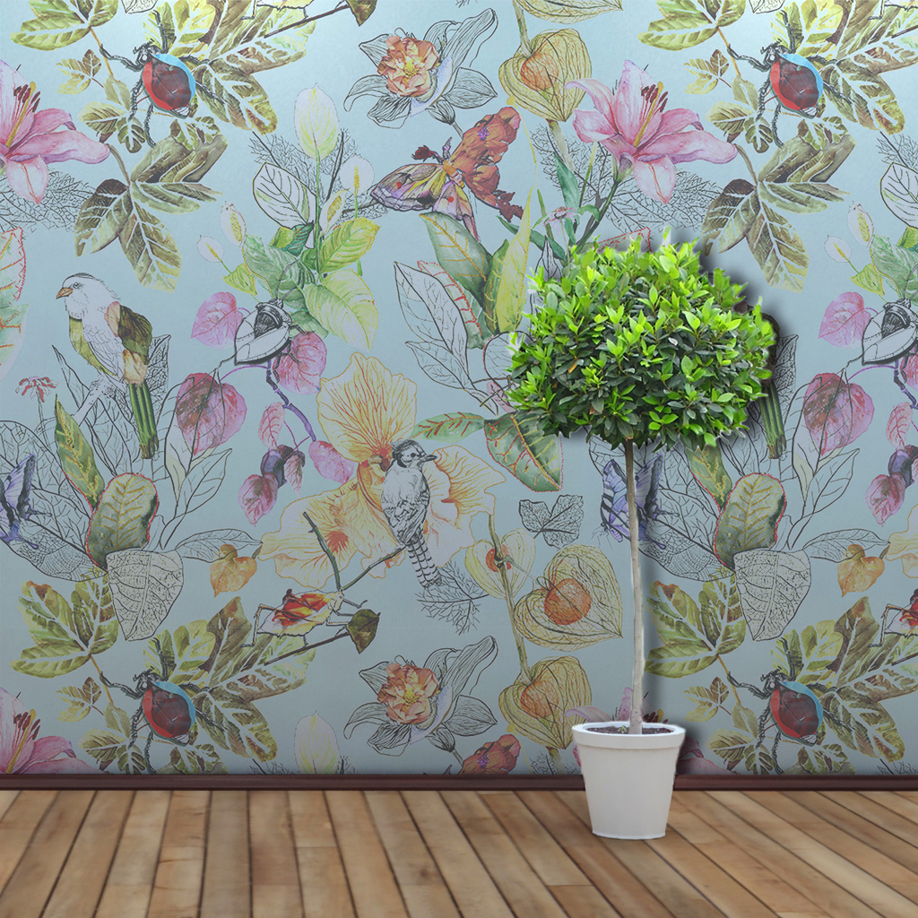 textile apparel Interior design Illustrator botanic beauty reforming reconstruction