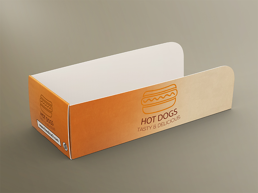 Download Hot Dog Tray Mockup on Behance