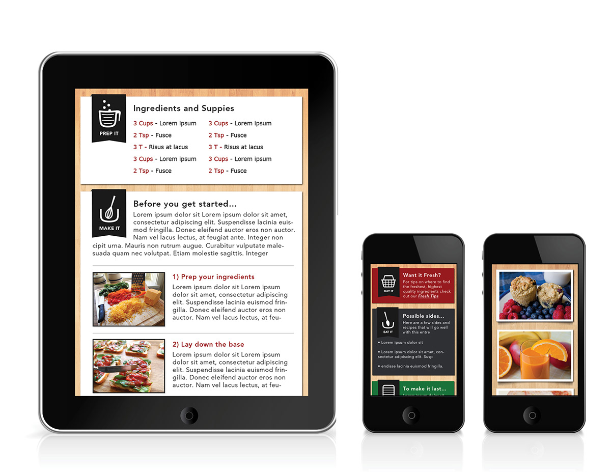 Sunday Chef ryan clayton Responsive video UI recipes  healthy thesis
