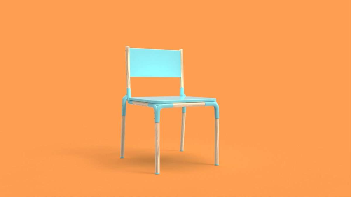 stacking chair Pastels chair Candy