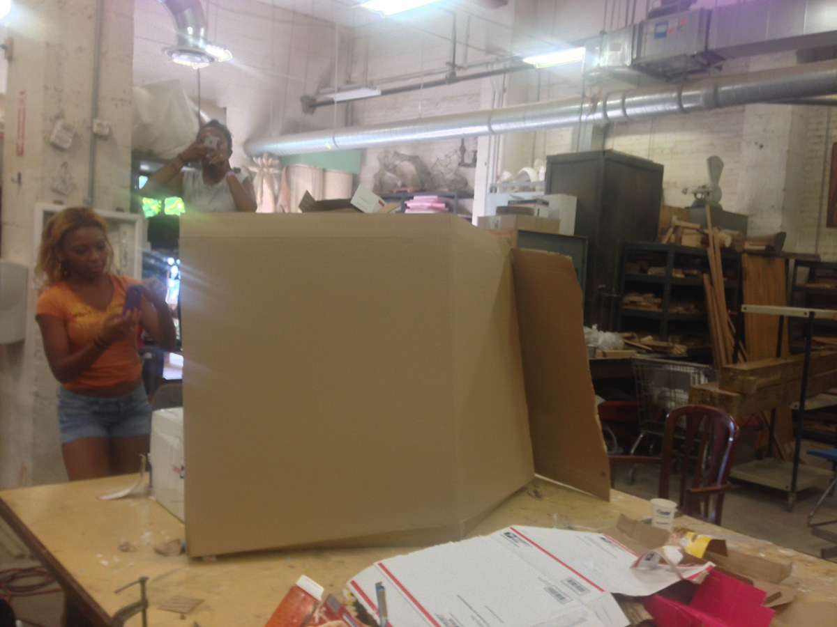 cardboard sculpture boxes
