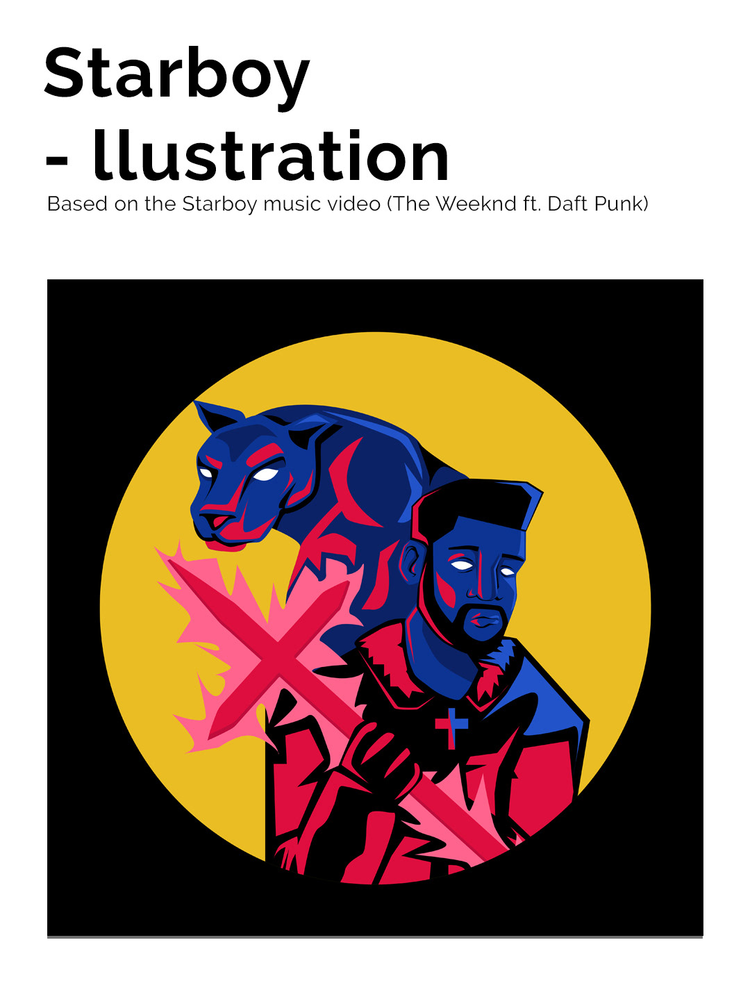 the weeknd ILLUSTRATION  poster music video Fan Art graphic design  Character design 