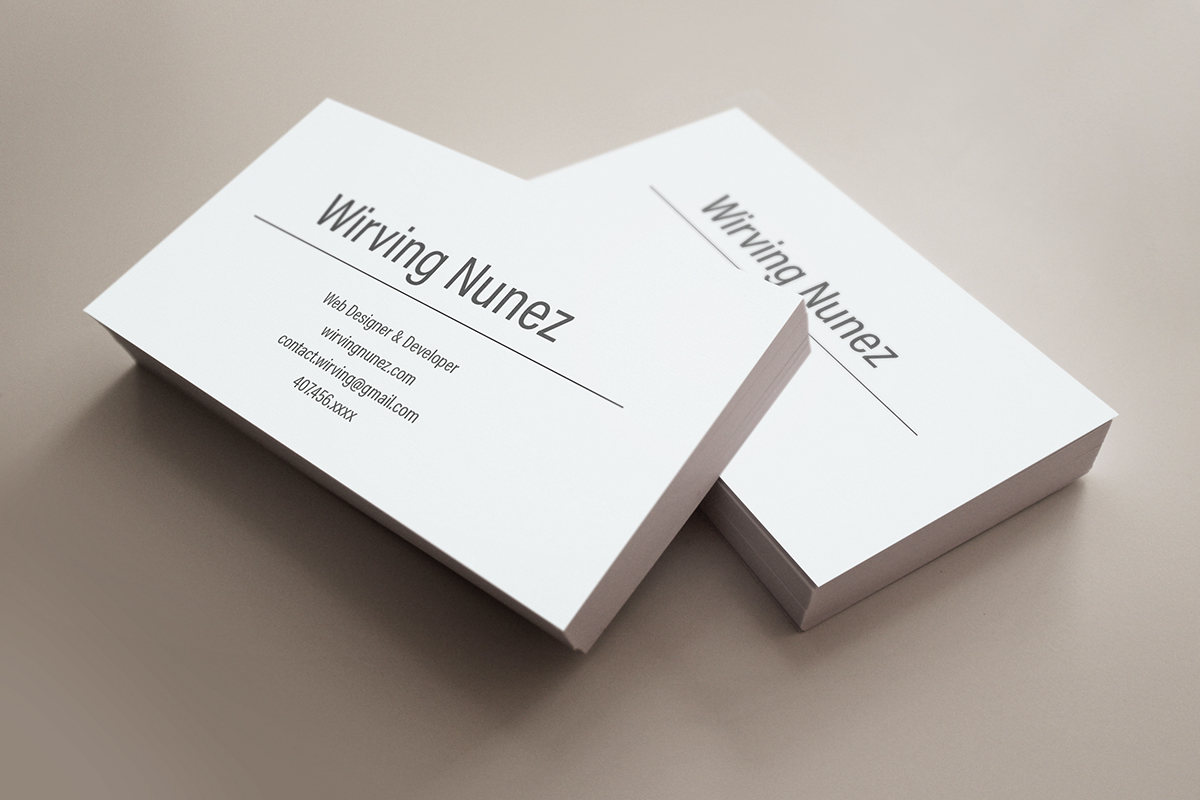 businesscard business card photoshop personal