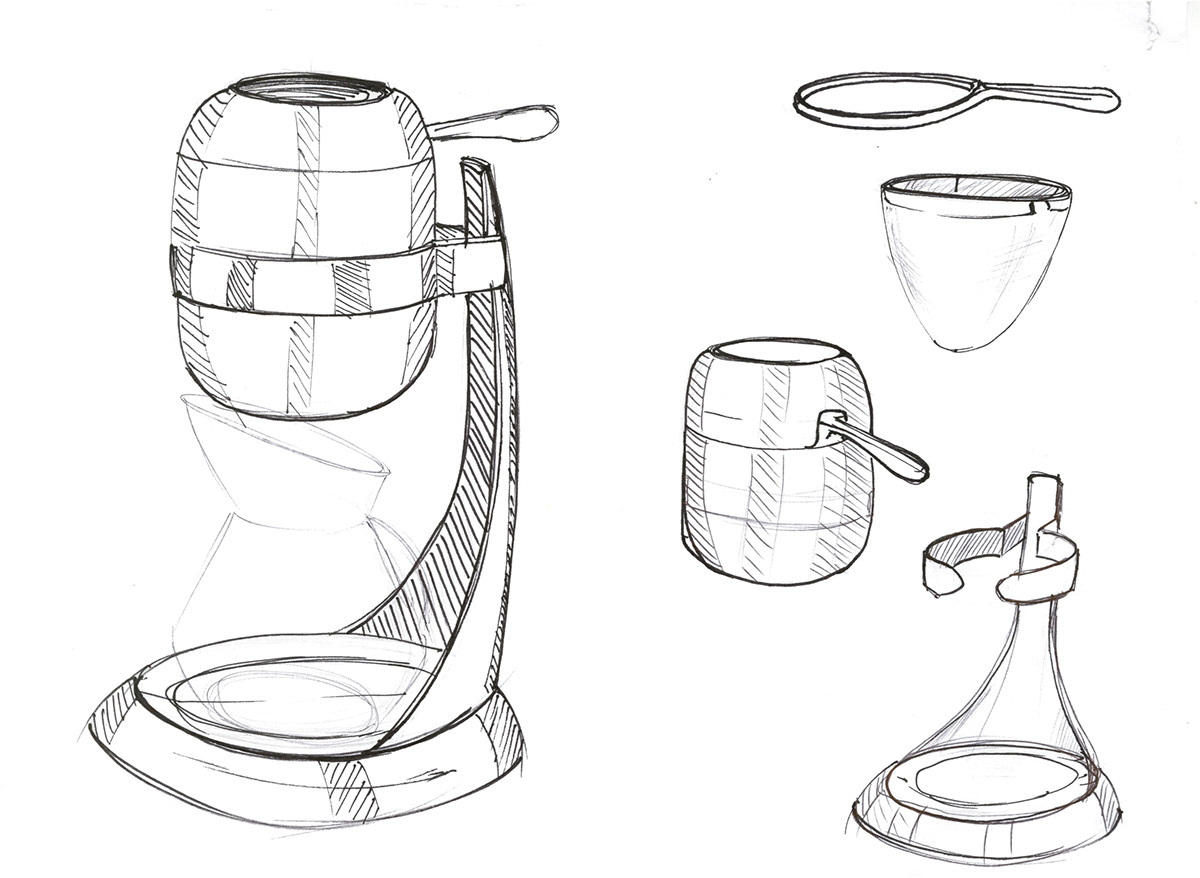 Coffee sketches concepts